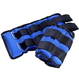 2Pcs Pesas Para Tobillos Y Muñecas Ajustables 4KG (2KG/Cada), Tobilleras Y Muñequeras Con Peso Lastradas, Para Correr, Gimnasio, Footing. Correas Ajustables, Transpirable