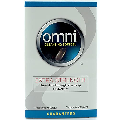 Wellgenix Omni Herbal Cleanse Detox - Extra Strength Detoxifying Softgel - Whole Body Detox System - Quick Flush One Day Cleansing - 1 Softgel