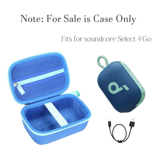 Storage Case for soundcore Select 4 Go Bluetooth Shower Speaker by Anker, Case Only (Blue)