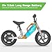COOViR AO-K8 Electric Balance Bike for Kids,150W Motor,7.5MPH Speed Max,21.6V/5.2Ah Battery Range 9Miles Electric Dirt Bike,Hand-Operated Brakes for Ages 3-8 (Orange)