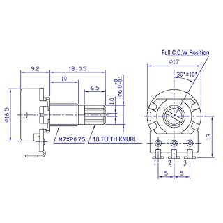 8x A25K / POTS ELECTRIQUES Bass Guitar Volume Switch Potentiomètre - Les Beatles, Paul McCartney, John Lennon, RIngo Starr, George Harrison 8x A25K / POTS ELECTRIQUES Bass Guitar Volume Switch Potentiomètre – Image 6