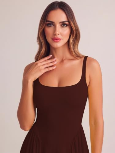 Image of Aahwan Solid Fit and Flared Round Neck Gown for Women's & Girl's