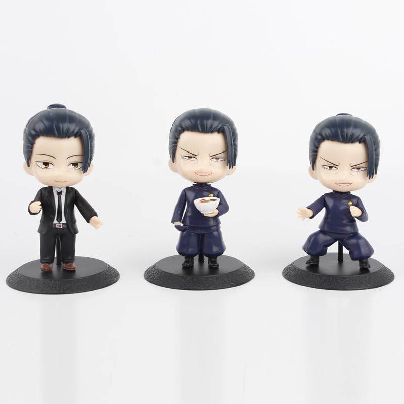 Figuras De Acción Jujutsu Kaisen – Gojo Satoru Y Geto Suguru De 10 Cm – Estatua De PVC Para Coleccionistas Y Decoración De Escritorio