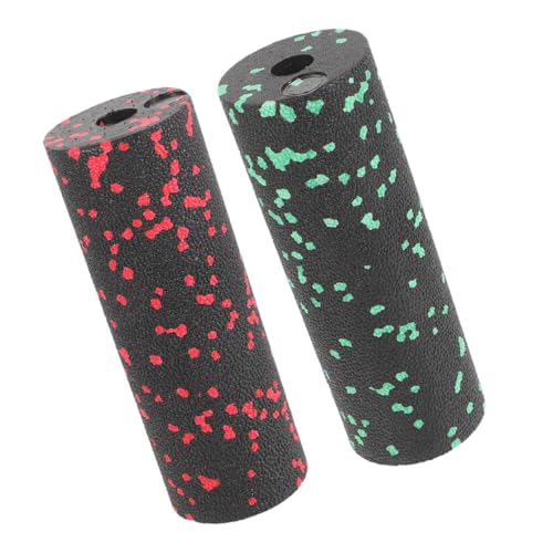 Rodillo de espuma para yoga y masaje profundo de tejidos, 2 unidades, equipo de entrenamiento fitness, rodillo EPP para masaje muscular, portátil y compacto miniatura 1