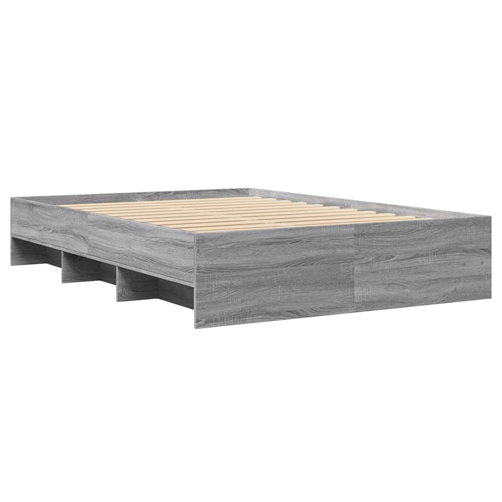 Legno multistrato resistente con contenitore integrato Grigio Sonoma