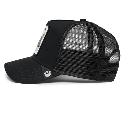 Goorin Bros. The Farm Unisex Original Adjustable Snapback Trucker Hat, Black (The Bestie Dog), One Size
