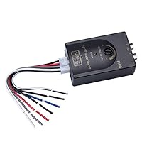 Mr.Ho High Low Adapter Signalwandler für Autoradio Konvertiert Lautsprecher High-Low-Level-Converter Hochpegel-Signale in das Cinch-Format