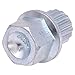 Wheel Lock Key Anti-Theft Lug Nut Screw ABC4/15PT Compatible for VW Volkswagen Audi (15 Pointed Splines)