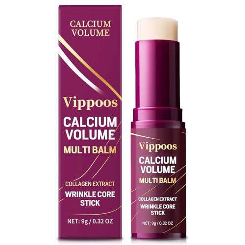 Calcium Multi Balm Stick- Calcium Volume Multi Balm Korean Collagen Hydrating Stick Anti-aging Hydrating Cream Hydration Firm skin Suitable for Face Eyes Neck non-greasy For All Skin Types