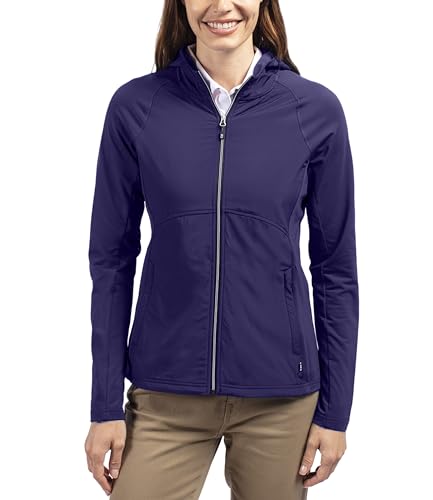 Cutter & Buck Adapt Eco Knit Hybrid Recycled Womens Full Zip Jacket