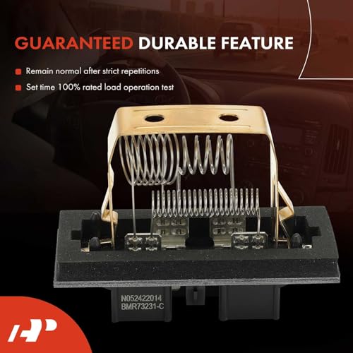 Image of A-Premium Front HVAC Blower Motor Resistor Compatible with Chrysler Models | for PT Cruiser 2001-2010 - Replace# 5058026AA, 5058026AB