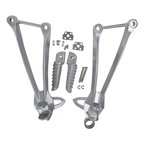 Supports pieds passager arrière de moto en aluminium de précision pour Kawasaki Ninja ZX6R