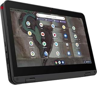 Lenovo Chromebook 500e Gen 3, 2-in-1 Touchscreen Laptop, 11.6-Inch Notebook, Intel Celeron N4500, 4GB RAM, 32GB SSD, US QWERTY Keyboard, Chrome OS (Renewed)