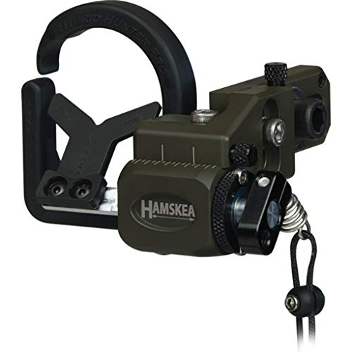 Hamskea Archery Solutions Hybrid Hunter Pro Right Hand OD Green Drop Away Arrow Rest (200774)