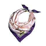 Bontand Damen Small Square Seidenschal Printed Halstuch Kopfhaar Wrapping Für Frauen