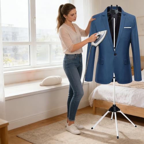 Soporte telescópico para ropa y tendedero portátil de apartamento 5