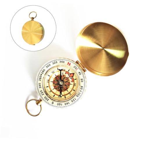 Brújula Vintage de Reloj de Metal, Multi-función Pequeña para Camping miniatura 6