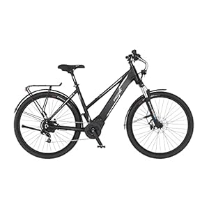 FISCHER E-Bike ATB Terra 5.0i, elektrische fiets, mat zwart, 27,5 inch, RH 49 cm, middenmotor 50 Nm, 36 V accu in het frame