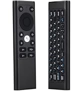 iPazzPort Mini Bluetooth Keyboard with Air Mouse - 2.4G Wireless Computer Remote, Aluminum Shell,...