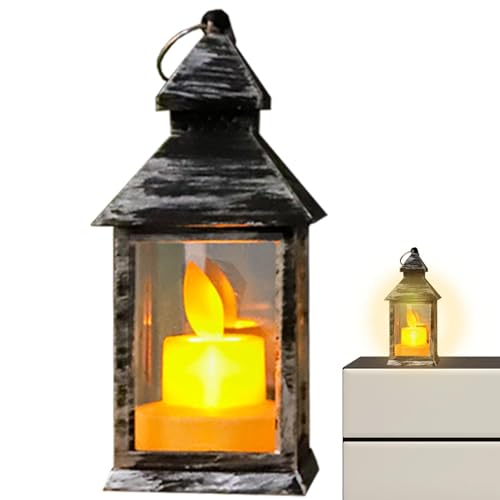 Retro-LED-Laternen – elektronisches kerzenähnliches warmes Licht | Dekorationszubehör im Retro-Stil | Vintage LED-Laternen | Festival-Atmosphäre Laternen Ornamente | Dekorationszubehör im Retro-Stil