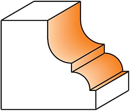 CMT 844.350.11 Classical Ogee Bit, 1/4-Inch Shank, Radius from 3/16 to 1/4-Inch