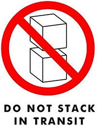 3" x 4" Do Not Stack in Transit Labels (500 per Roll)