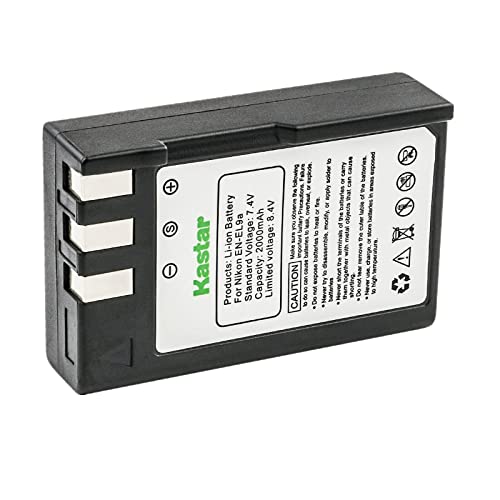 Kastar High Capacity EN-EL9 Replacement Lithium-Ion Battery for Nikon EN-EL9 EN-EL9a EN-EL9e Battery MH-23 Charger and Nikon D40 D40X D60 D3000 D5000 SLR Camera
