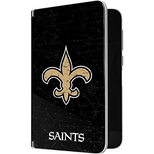 Skinit Tablet Decal Skin Compatible with Surface Duo - Officially Licensed NFL New Orleans Saints Distressed Design