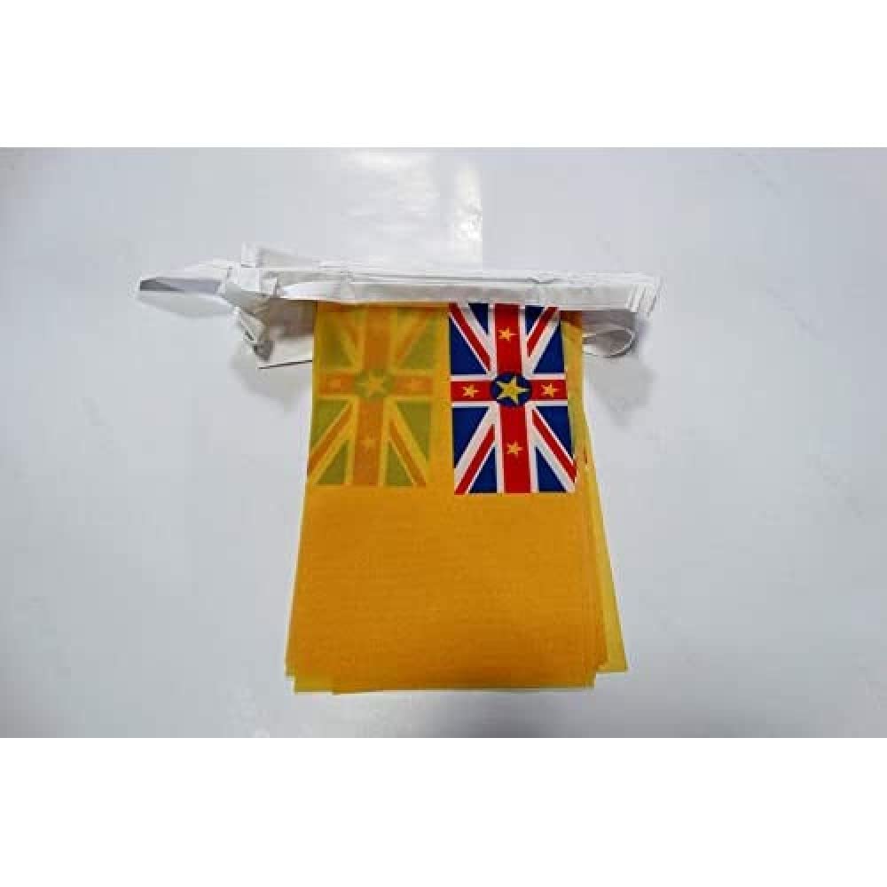 AZ FLAG Guirnalda 6 Metros, 20 Banderas de Ecuador 21x15 cm, Bandera Ecuatoriana 15 x 21 cm - Banderines — view 174