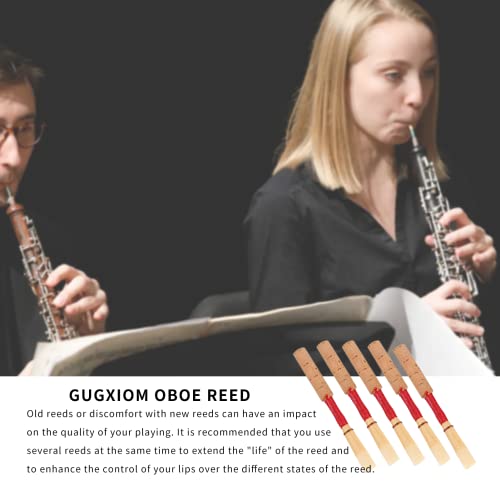 image for Gugxiom 5PCS Oboe Reeds Medium, Oboe with 72mm/2.83