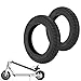 Konesky Neumático 10 pulgadas para Scooter Electrico, Reforma de DIY 10 Pulgadas Ruedas de Reemplazo Antideslizamiento Scooter Eléctrico Compatible con Xiaomi M365 (2 Pieces Negro)