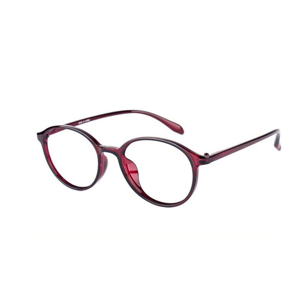 Stilvolle Junge Lesebrille,Vollformat-Strahlenschutz-Lesebrille,Senioren,Männer,Frauen Harz/rot / + 1.0