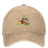 TENZKUIH Gorra de béisbol Casual de Cubo de Jugador Math Melt Rubi Gorra de Camionero Que derrite la Primavera Dropship Pareja al Aire Libre Gorras de béisbol Lindas