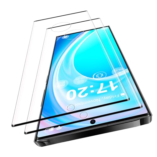 VideoSecu für Panzerglas für Samsung Galaxy S23 Ultra Schutzfolie 2 Stück 9H Härte, Blasenfreie Installation, Glasklar H...