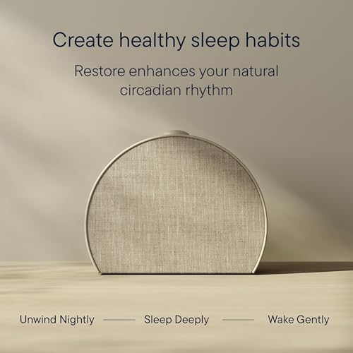 Image of Hatch Restore 3 | Sunrise Alarm Clock, Smart Light, Sleep Audio (Putty) | White Noise Machine & Sunrise Alarm Light, 80+ Sleep Sounds, Screen-Free Bedtime Routine with Meditations via Hatch Sleep App