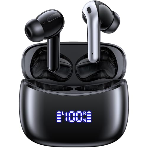 OKEEFE Active Noise Cancelling Earbuds with AI Translation Real Time Translator Earbuds in 165 Languages Wireless Bluetooth Headphones with 70H Battery Life Clear Sound Comfortable Fit, Black
