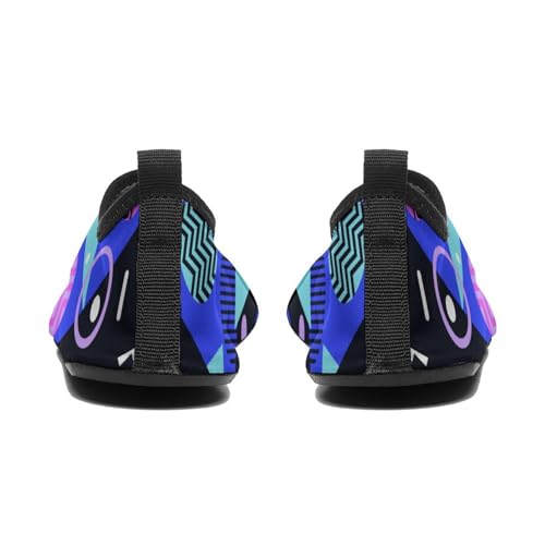 Retro 80s 90s Water Shoes Outdoor Beach Swimming Aqua Socks Barefoot Shoes3