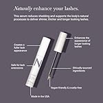 NULASTIN Eyelash Serum for Thicker Looking Lashes - Follicle Fortifying LASH Serum - Clinically Tested Eyelash Enhancing with Keratin - From the Experts in Brows and Lashes (0.1 Fl Oz) - Image 2