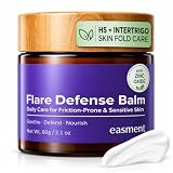 Hidradenitis Suppurativa & Intertrigo Flare Defense Balm: HS and Intertrigo Relief Cream for Skin Fold Care, Friction & Chafing, with Zinc Oxide & Ceramide – Menthol-Free, Non-Greasy, Non-Staining