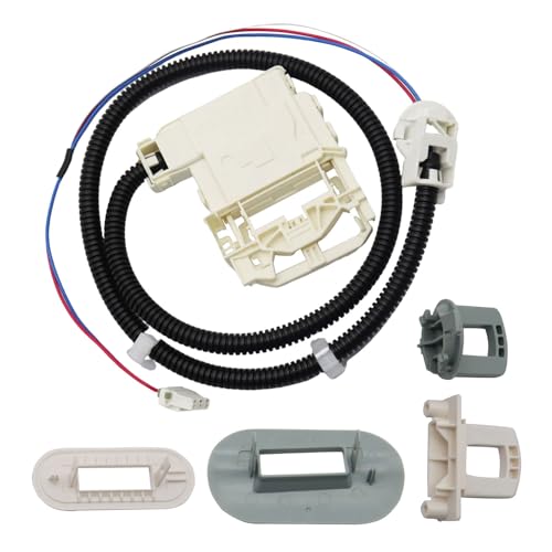 Washing Machine Lid Lock Switch Assembly Compatible with GE Hotpoint Washer Lid Lock Replace for WH08X32697 WH01X24114 WH01X26114 WH01X27954 WH08X31577