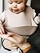 Loulou Lollipop Waterproof Silicone Feeding Bib for Babies and Toddlers, Easy to Clean, Adjustable Fit and Catch-All Pouch - Sand