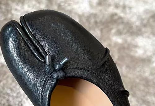 Women's Tabi Ballet Flats Vintage Wide Width Split Toe Shoes Mary Jane Flats Comfort Dressy Casual Work Shoes 20254