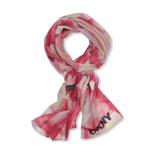 DKNY Women's Accessories Scarf, Coral Crush, One Size