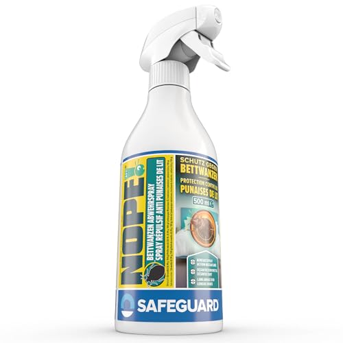 NOPE! RP Bettwanzen Spray (500 ml) - Abwehrspray gegen Bettwanzen - Ideal zur Anwendung im Haus oder auf Reisen - für Reisegepäck und Matratzen auf Reisen