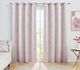 Muse Dream Paisley Coral Pink Blackout Curtains 84 inch Length for Living Room...