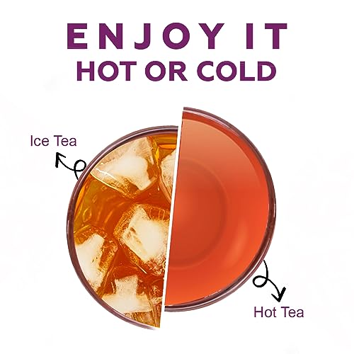 Image of CHAYAM Baron's Earl Grey - 20 Pyramid Tea Bags | Black Tea with Natural Bergamot Oil & Blue Cornflower | Aromatic & Energising Classic Blend | No Added Flavour or Preservatives | Make Hot or Iced Tea