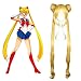 Mcoser 39" Sailor Moon Gold Cosplay Anime Wig