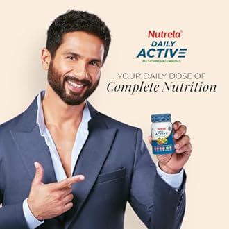 Nutrela Multivitamin by Patanjali | 30 Veg Tablets | With Vitamins, Minerals, Natural Extracts & Amino Acids | Daily Wellness Supplement for Men & Women