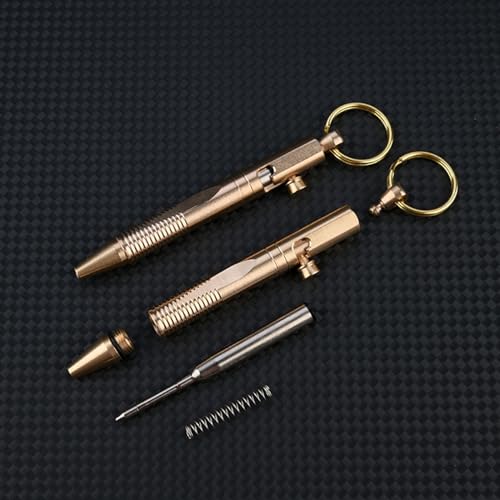 Bolígrafo metálico de gel XINNIKESI 0.5mm punta corta miniatura 6