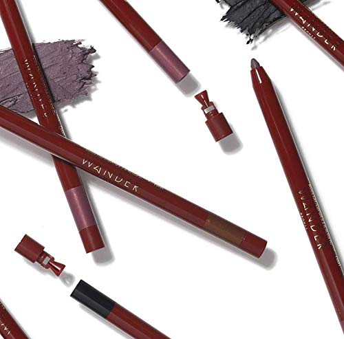 Wander Beauty Skyliner Automatic Gel Eyeliner (Tan Line) - Smudge Proof Retractable Gel Liner - Precise Application With Built-In Eye Pencil Sharpener - Intense Pigment Gel Eyeliner Pencil #TOP2